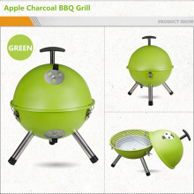 12 &#39;&#39; / 14 &#39;&#39; Portable Mini Fußball Apple Design Holzkohle BBQ Grill